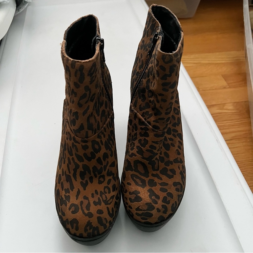 Aldo Leopard Ankle boots